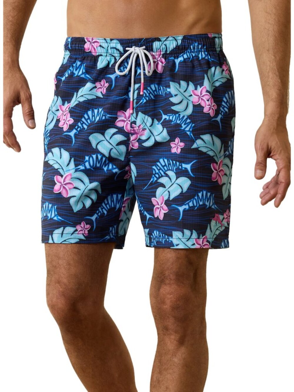 Tommy Bahama Naples Marlin Life 6" Swim Trunks Shorts Size M $90
